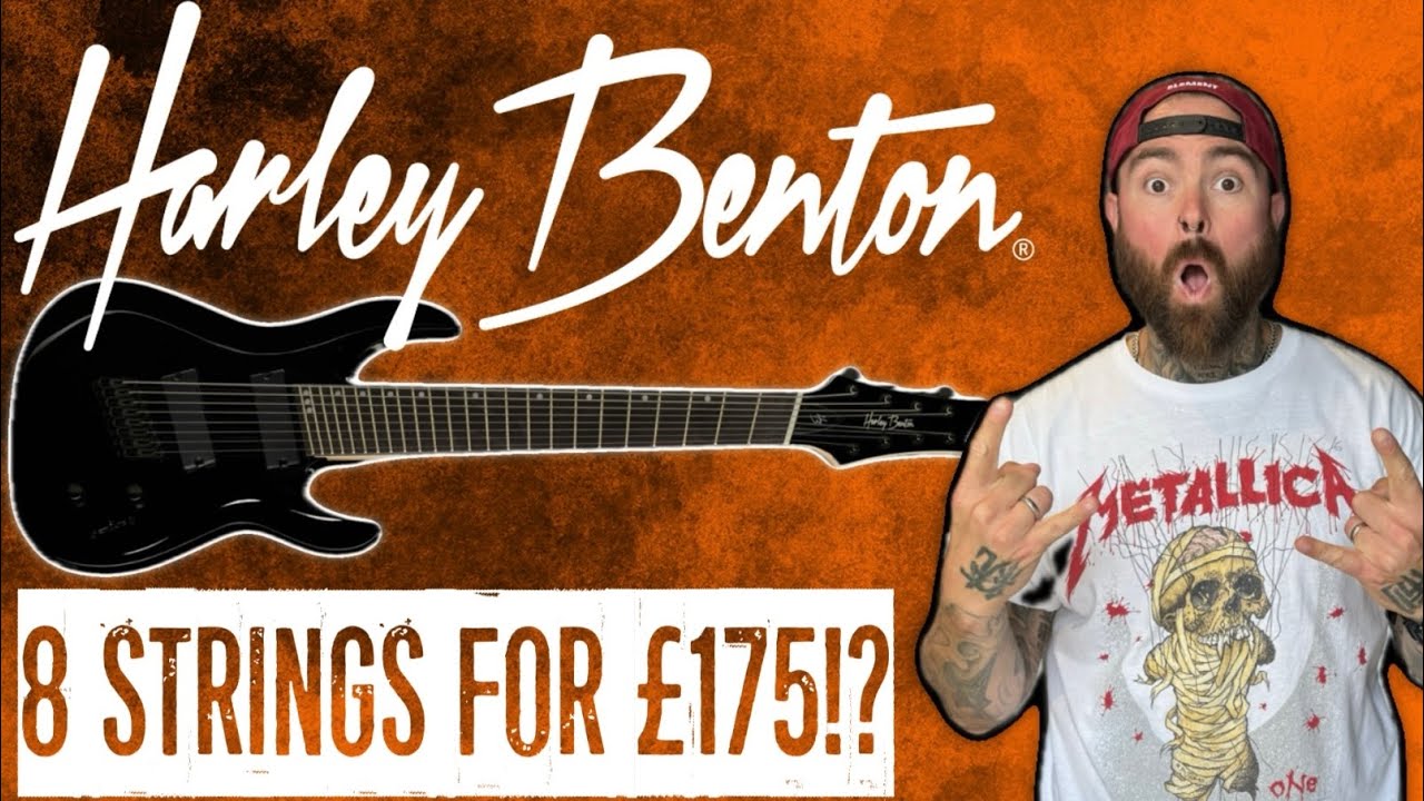 How good can this Harley Benton R-458BK 8 String guitar possibly be!?