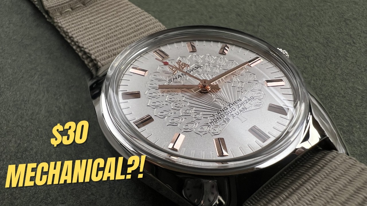 $30 Mechanical Watch?! Shanghai 7120 Hand-Wound Review | Incredible Value