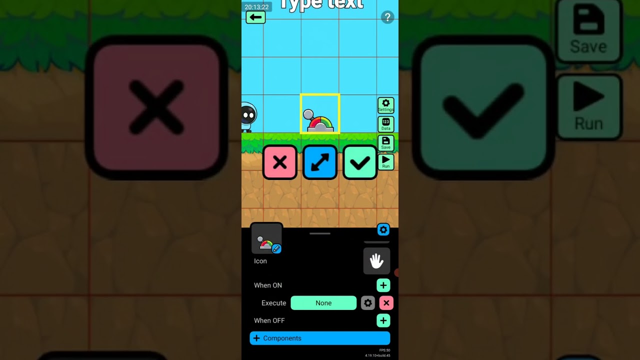 Julian's editor: global variables (player variables), local variables and config table