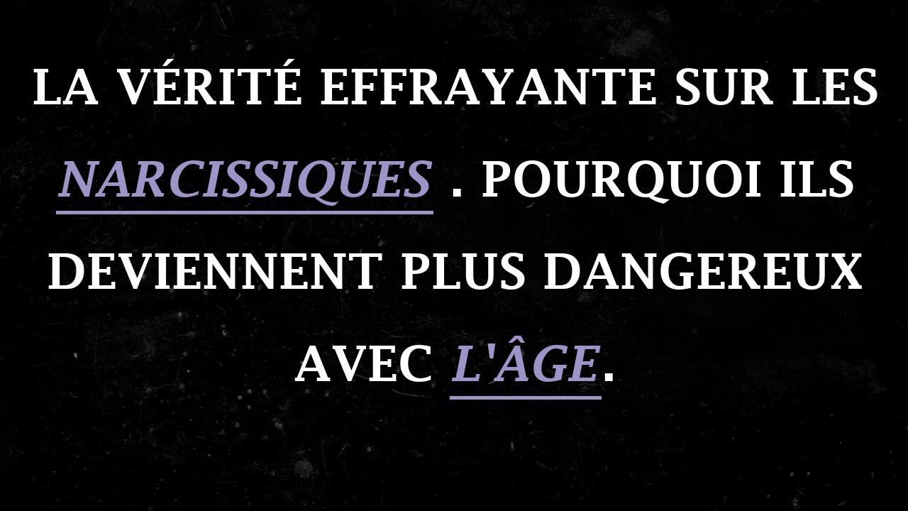 La sombre vérité sur les narcissiques : leur comportement s'aggrave avec le temps qui passe