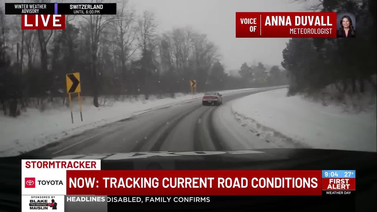 Tracking current road conditions