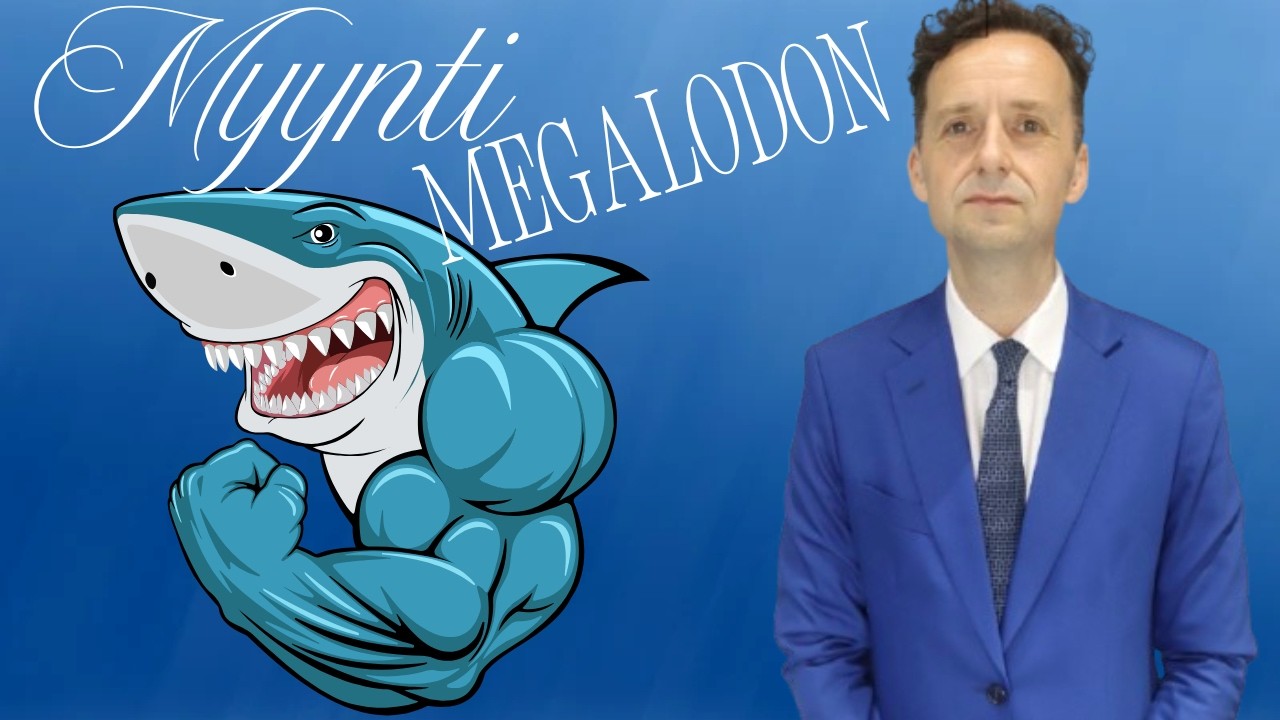 Suurin ja kaunein ikinä tekemäni myyntikoulutus: Myynti Megalodon