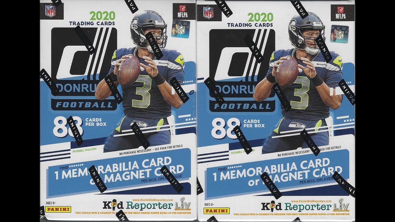 2020 Donruss Football Value Pack & 2 Blaster Box Break #1