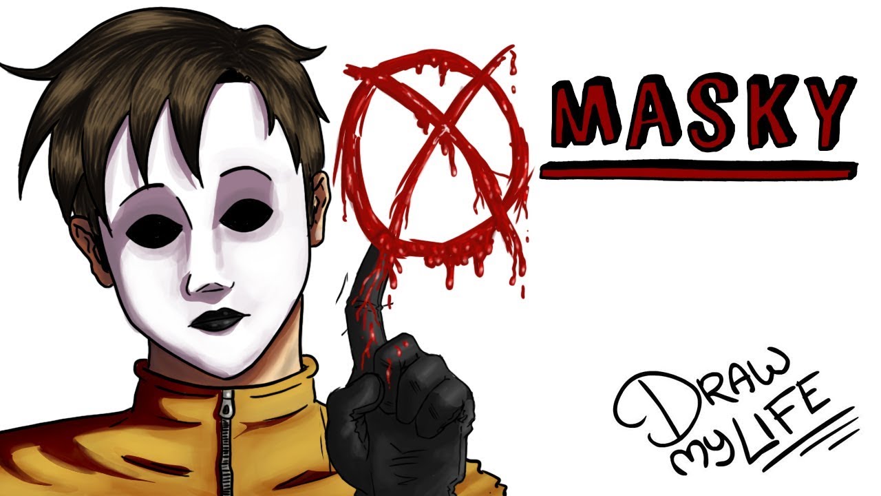 MASKY | Draw My Life Creepypasta