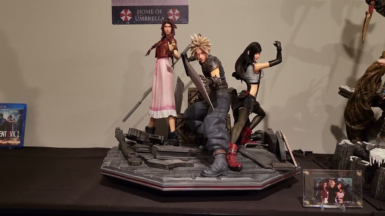 F4 FF7 Cloud/Tifa/Aerith 1/4 Statue Diorama Review