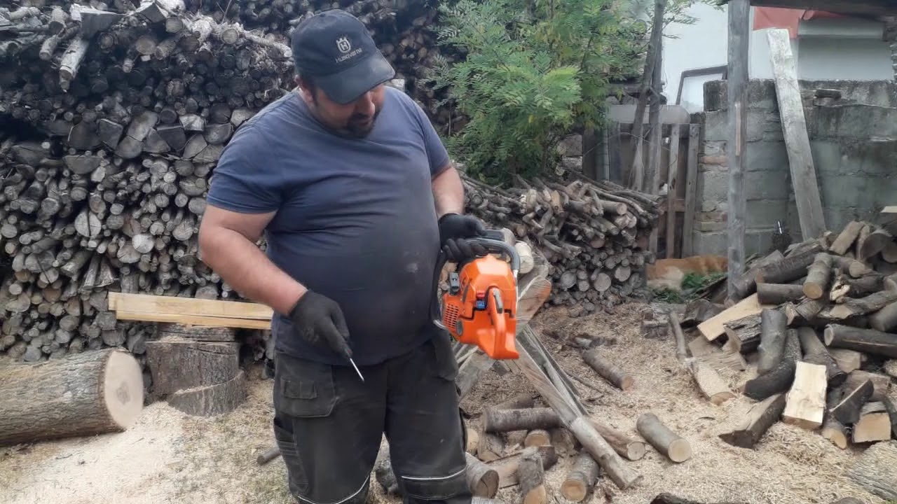 Tüzifa darabolás, Stihl, Dolmar, Husqvarna..