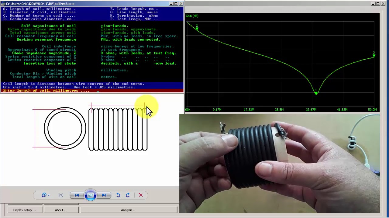 PY3IG - nanoVNA #6: Choke RF ("balun com coaxial")