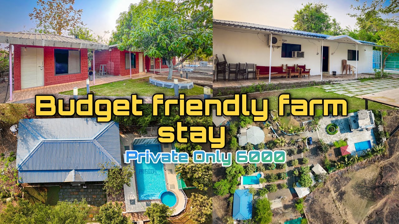 PRIVATE VILLA AT JUST ₹ 6000 // PRASIDDHI FARM HOUSE //  BUDGET FRIENDLY FARM ￼