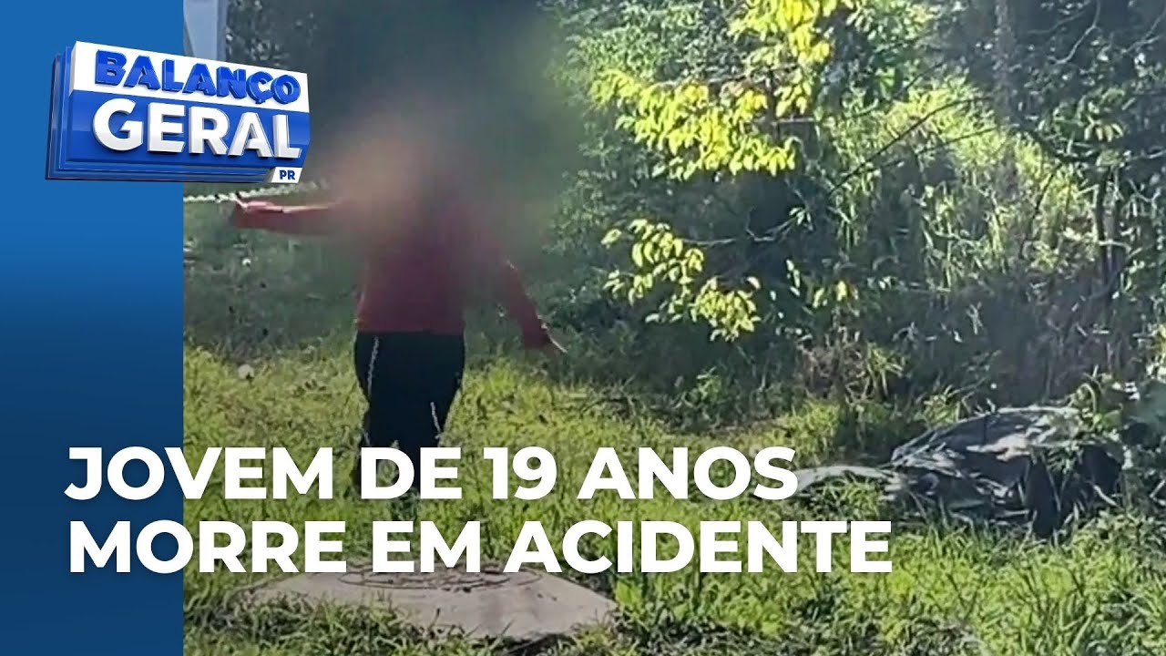 Jovem de 19 anos morre após acidente em Araucária; imagens mostram momento que mãe descobre a morte