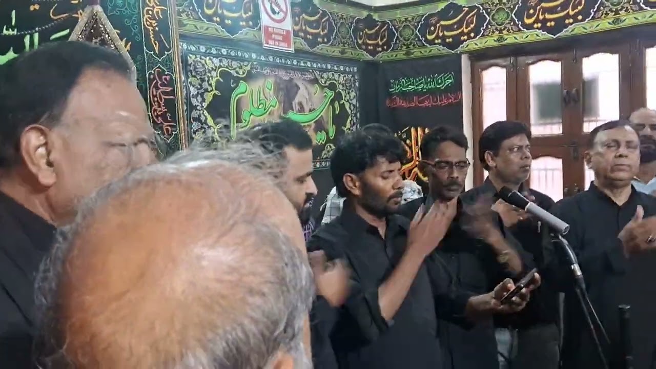 Nauha: Alam ko lekar su-e-shaam jab bhadi Zainab...Faridabad Azadari 24 August 2025
