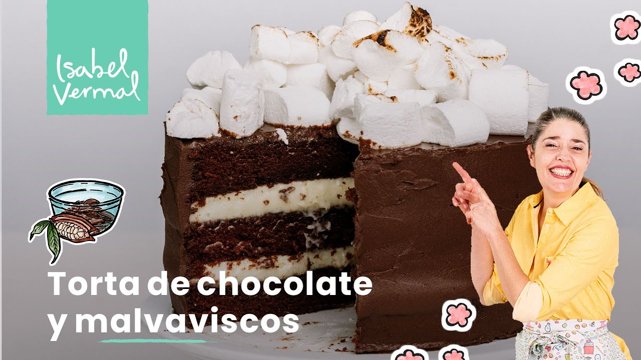 Torta de chocolate y malvaviscos