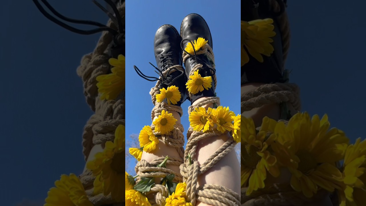 #rope #flowers #avantgarde
