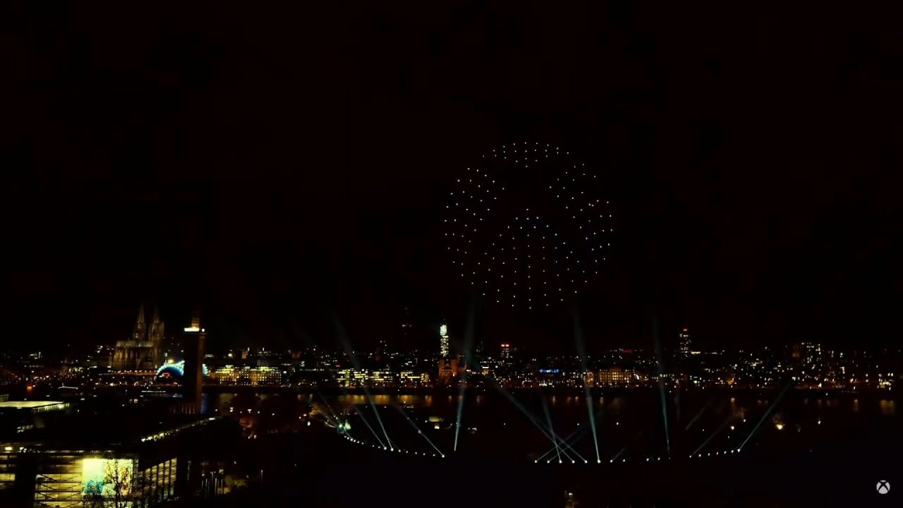 Xbox Launch Event: Full Drone Show