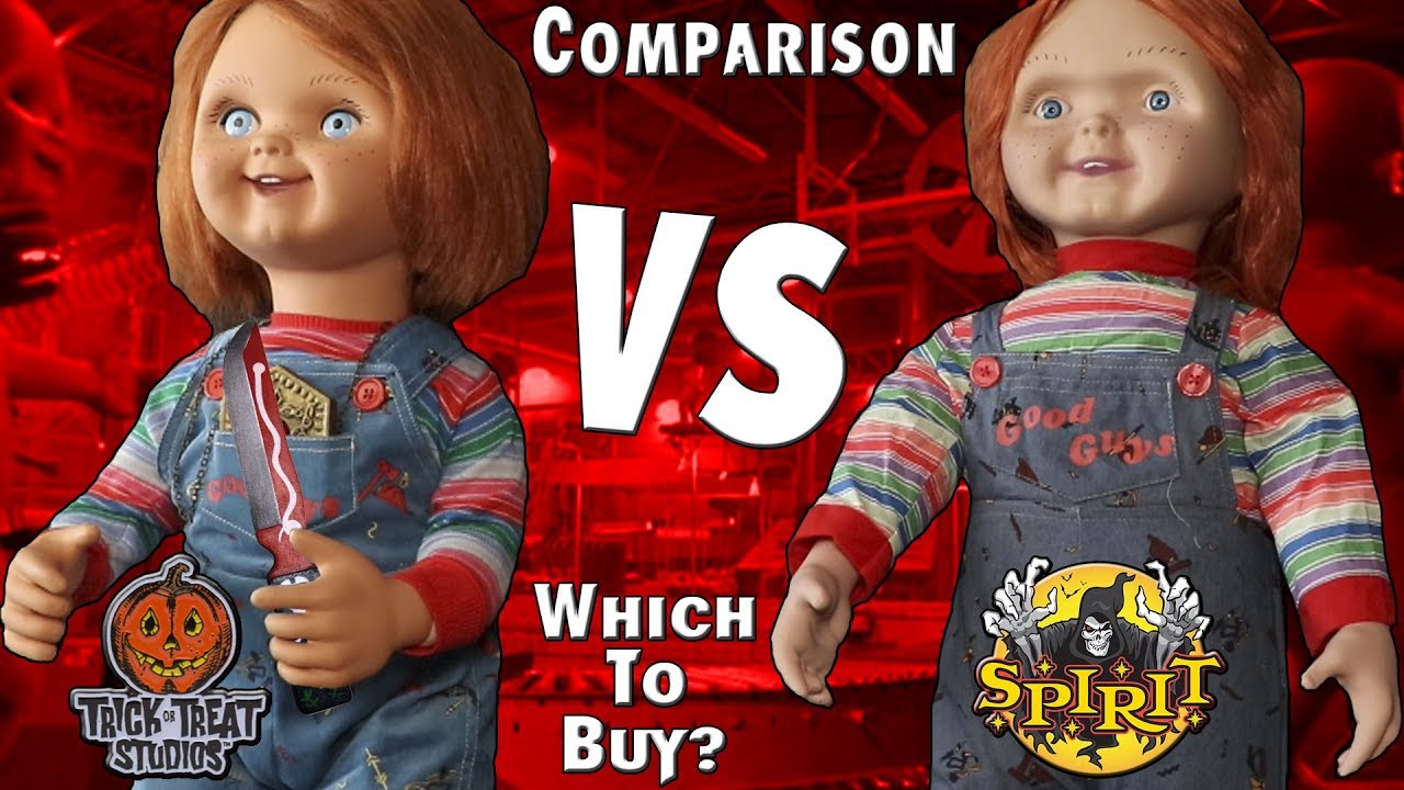 Trick Or Treat Studios VS Spirit Halloween Good Guy Chucky Doll COMPARISON!