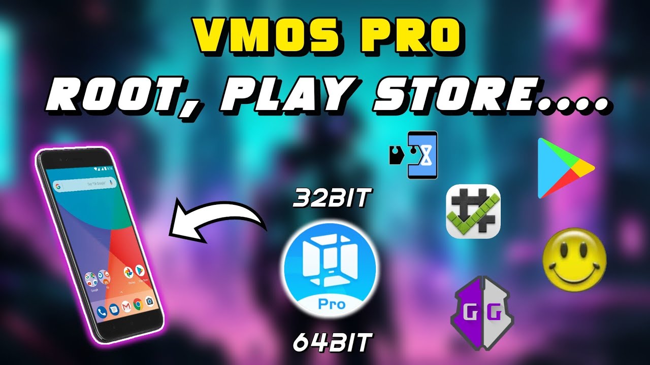 VMOS PRO COM ROOT PERMANENTE! EXPLICAÇÃO: ROMs 32 E 64BIT