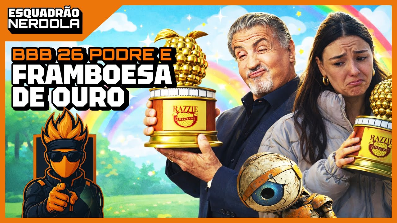 ISIS VALVERDE E STALLONE NO FRAMBOESA DE OURO E A QUEDA DO BBB26  | ESQUADRÃO NERDOLA #88