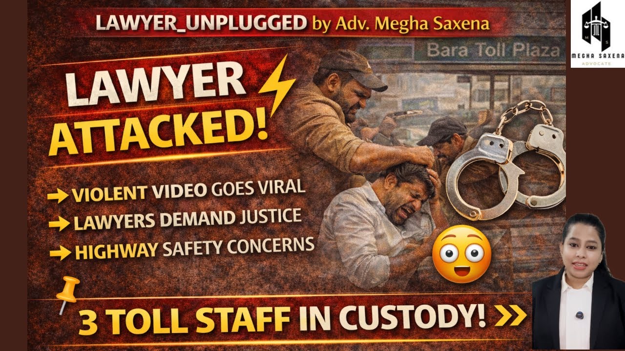 Lawyer Beaten at Toll Plaza | Viral Video, FIR Registered & 3 Arrested | Highway Safety Exposed