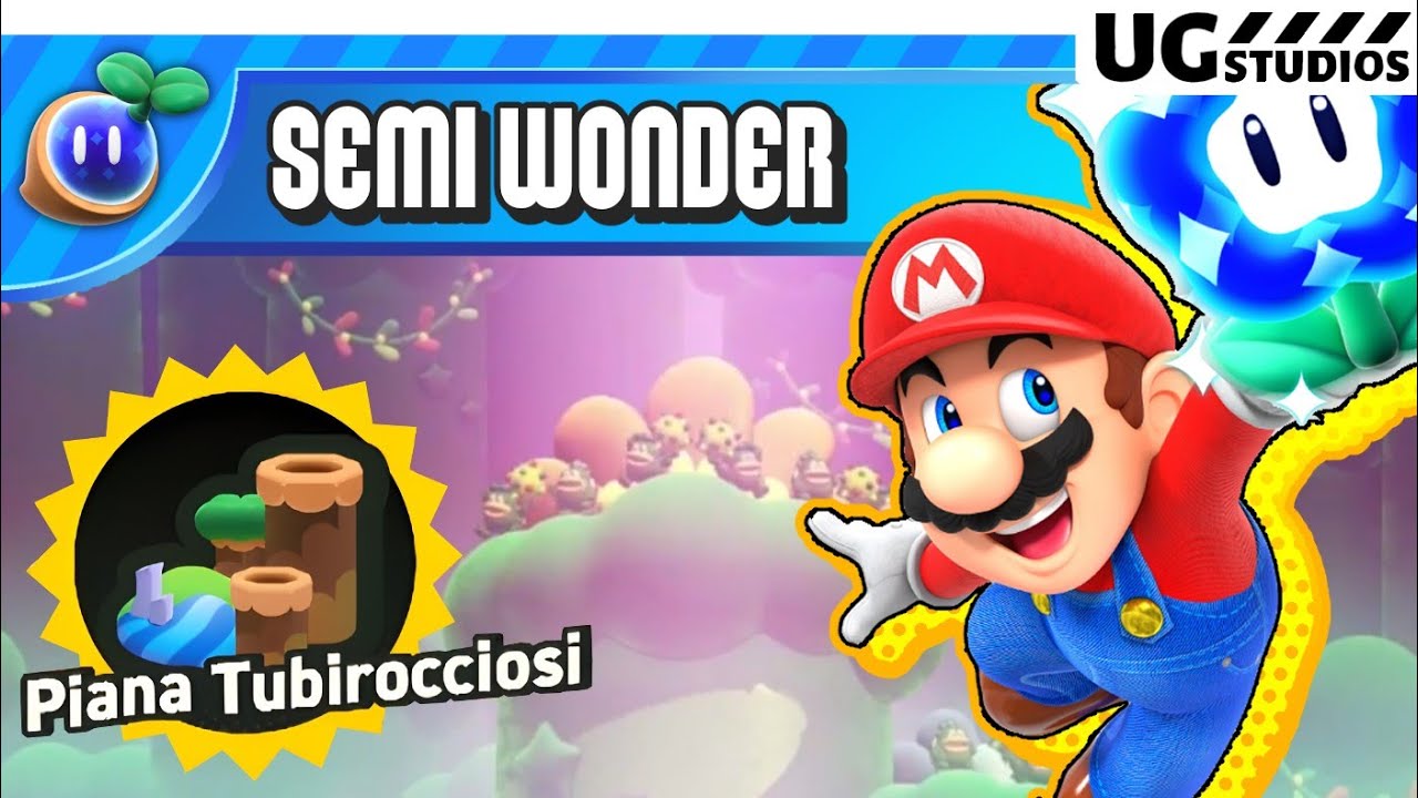 MONDO 1 - TUTTI I SEMI WONDER (Piana Tubirocciosi) SUPER MARIO BROS WONDER