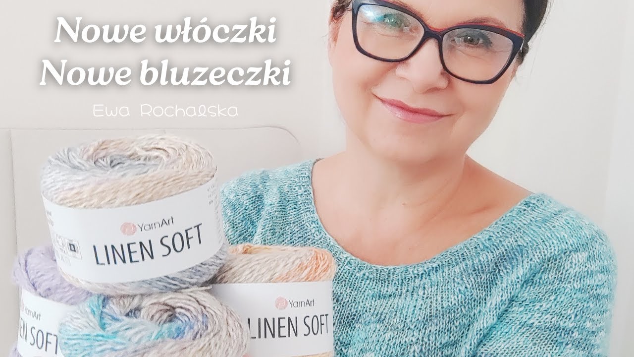 🆕Nowe włóczki, nowe sweterki. Poznaj Linen Soft YarnArt i Cotton Fusion!
