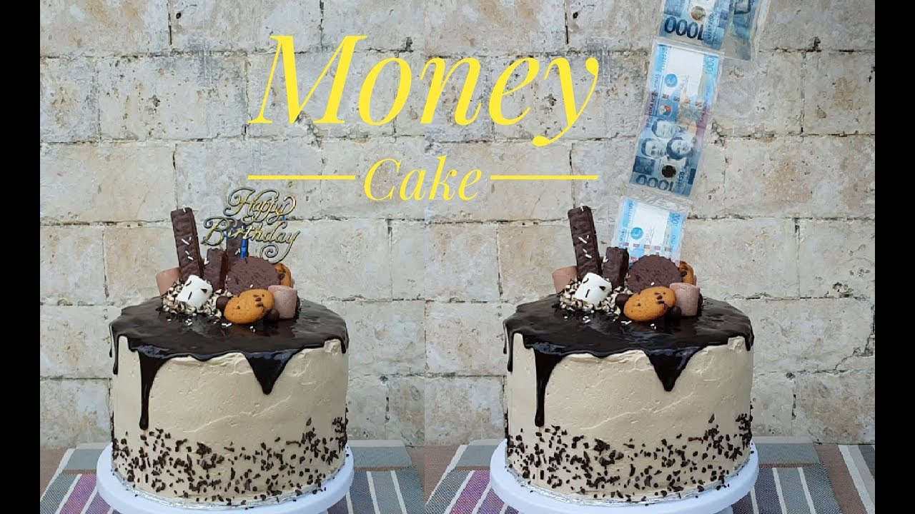 Money Cake | Money Pulling cake (Surprise cake)