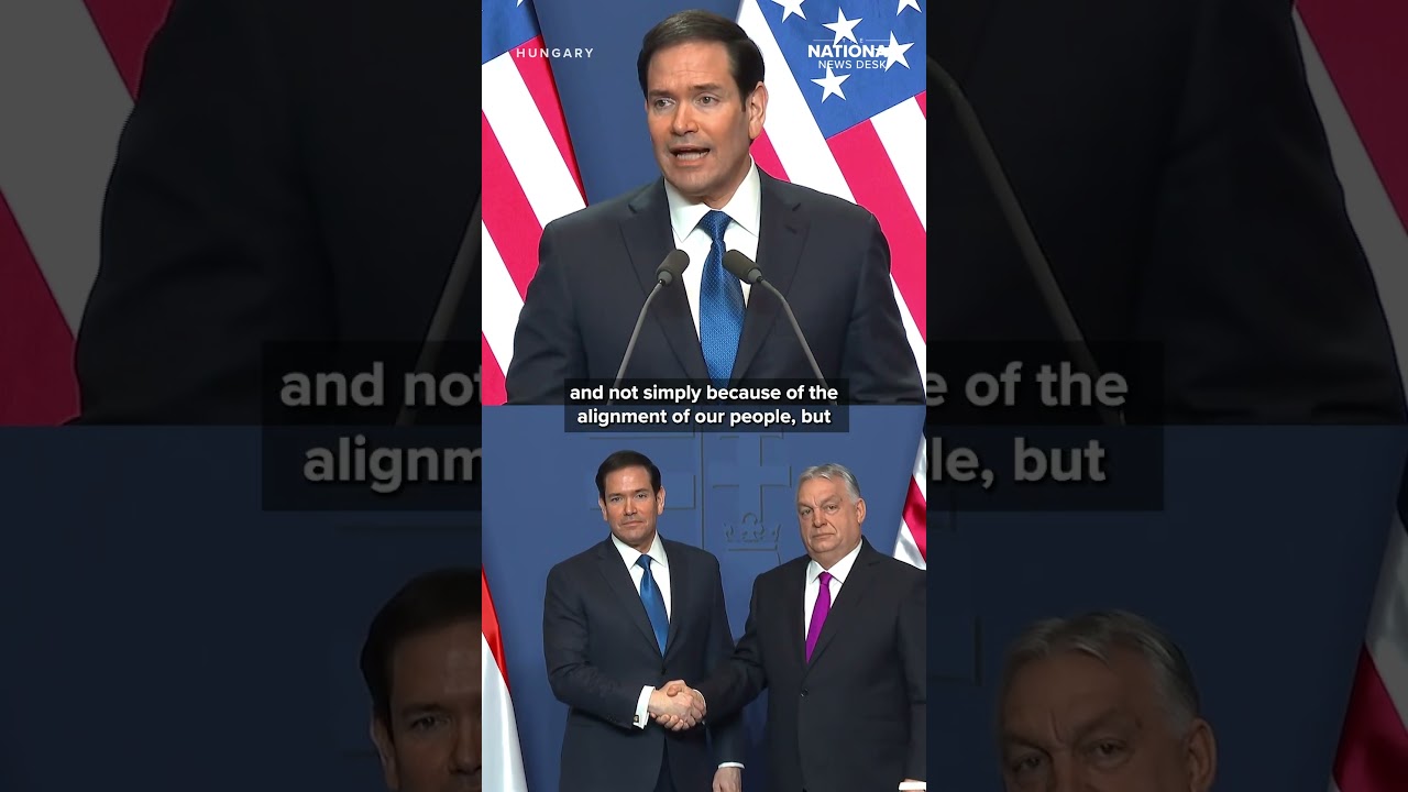 Rubio meets with HUNGARY's Orb&aacute;n, touts strong relationship