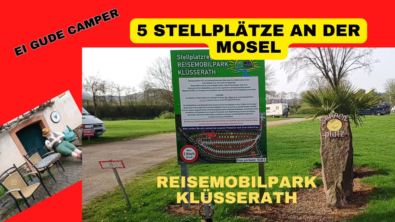 5 Wohnmobilstellplatz an der Mosel