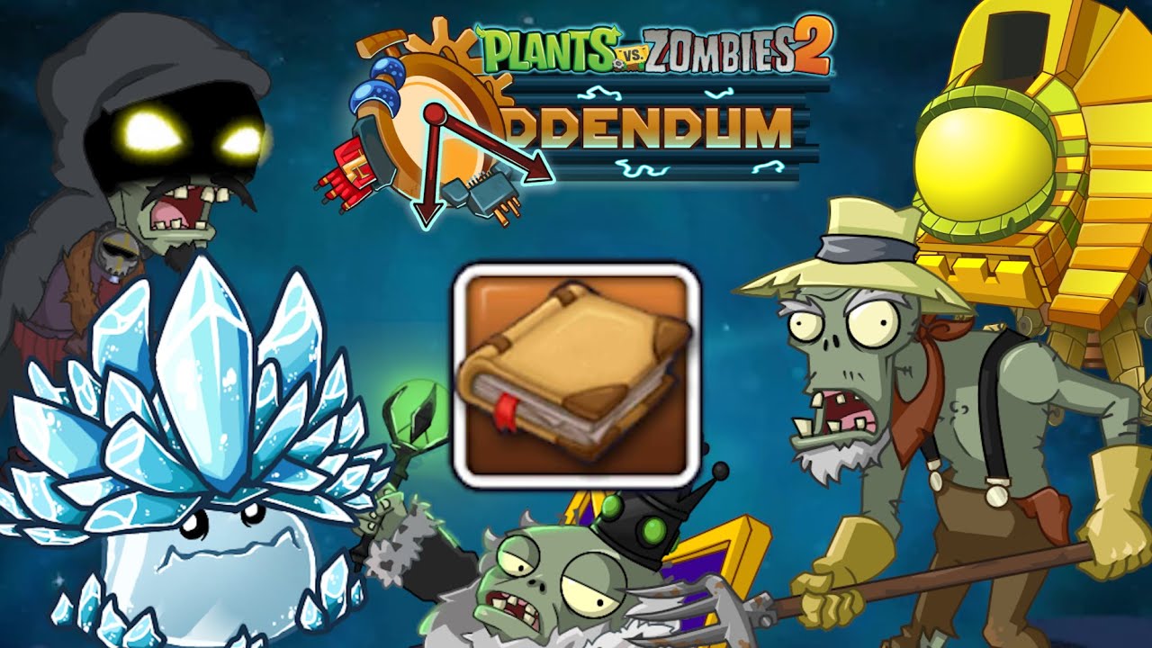 PvZ 2 Addendum Almanac - All zombies & plants