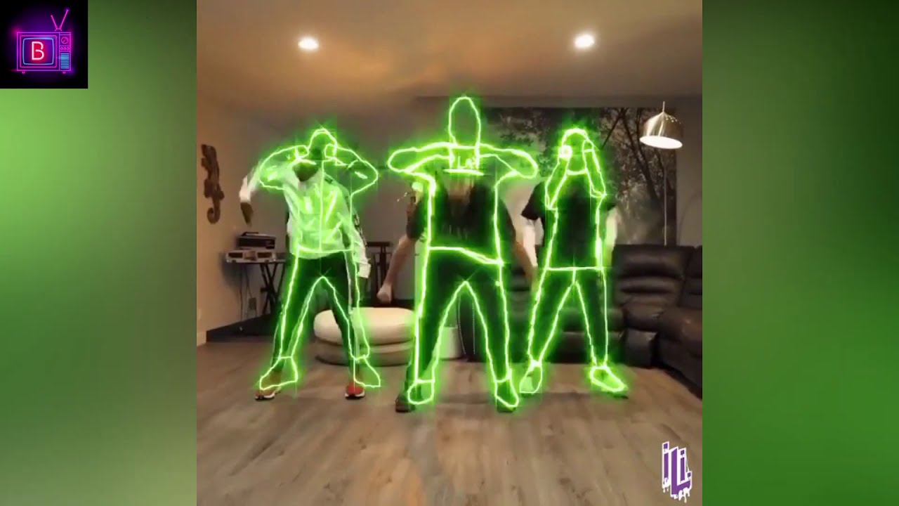 Tiktok Glowing Scribble Animation Dance Compilation 2020