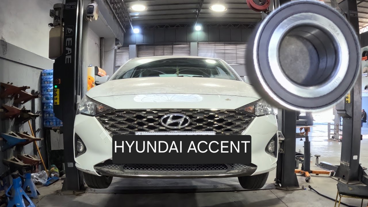 Substituição do rolamento da roda dianteira ... Hyundai Accent 2018-2022 (especificações de binário)