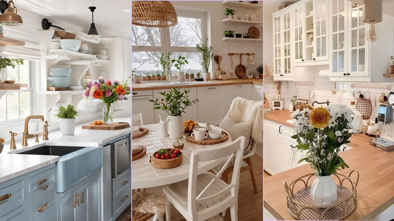 SMALL KITCHEN TOUR ✨️Small Kitchen Organisation Ideas #kitchen #smallkitchen