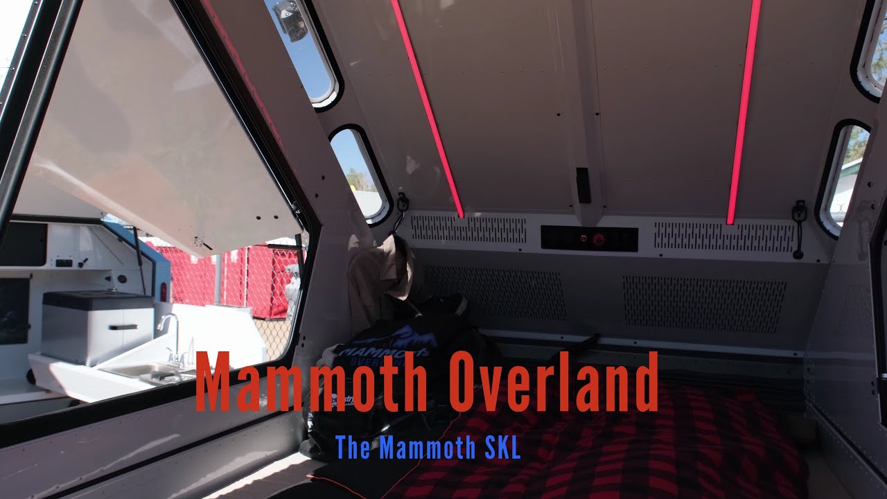 Mammoth overland skl skull hard walled rooftop tent battery powered 2025 overland expo west
