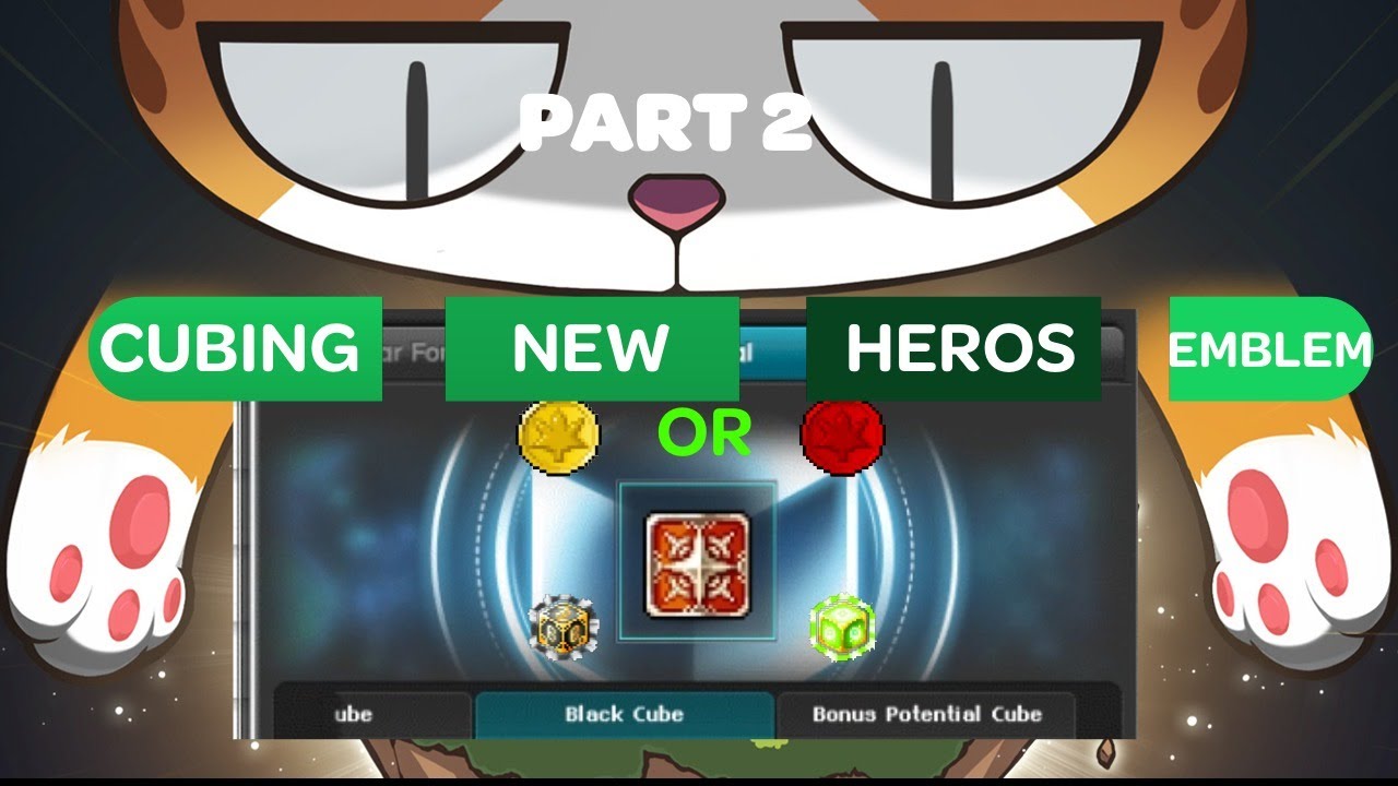 🤬 F*** CUBES MAPLESTORY N ... GOT LUCKY WITH A SILVER EMBLEM.. BUT AT WHAT COST.. part 2/2