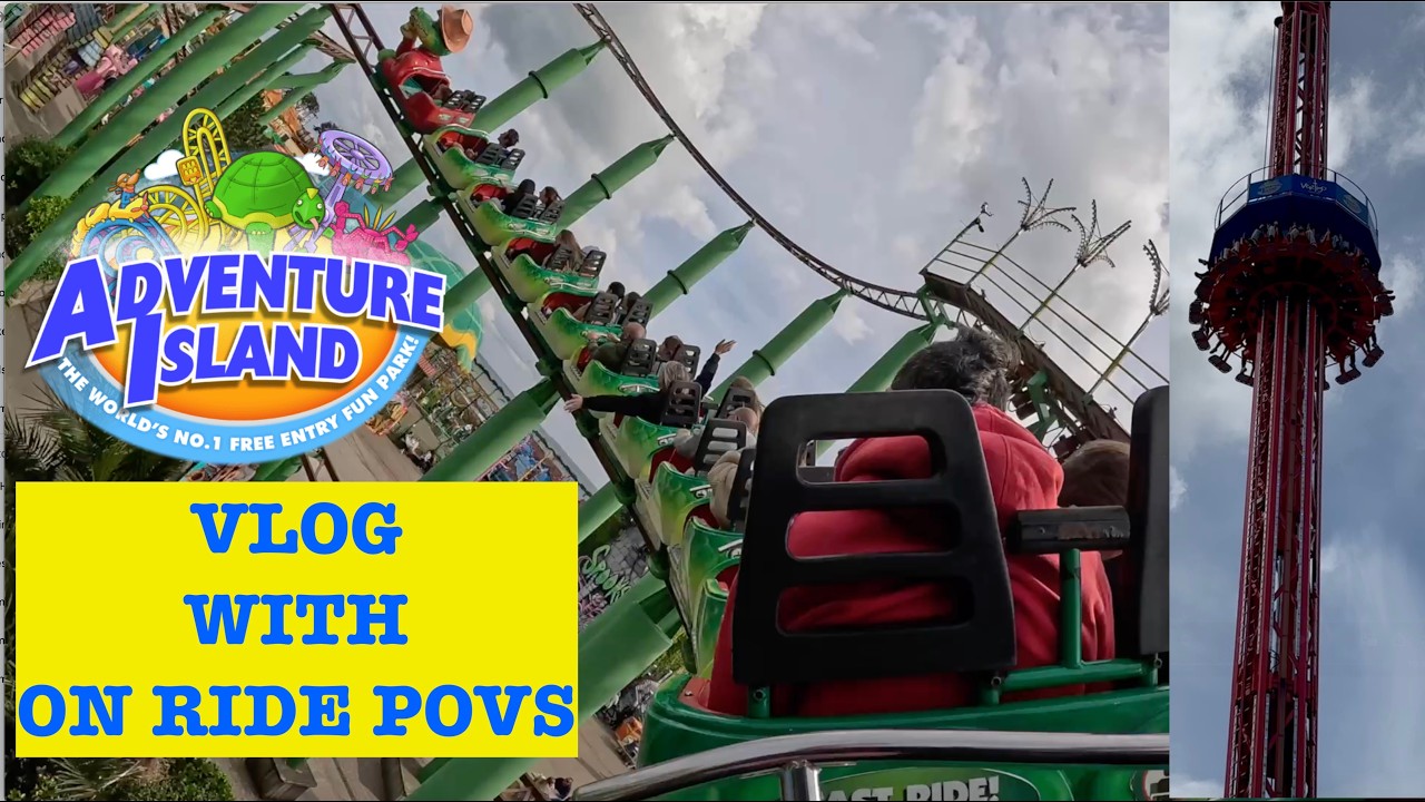 Adventure Island Southend Vlog - April 2025 plus golf