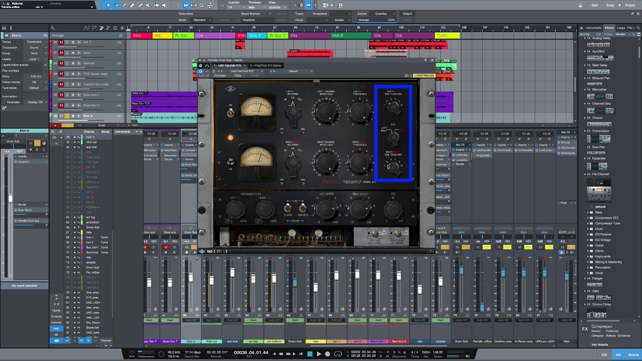 Using Parallel Compression On live Drums.