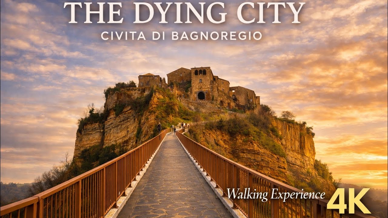 Walking to Civita di Bagnoregio – Italy’s Dying City 🇮🇹 | 4K Walking Tour
