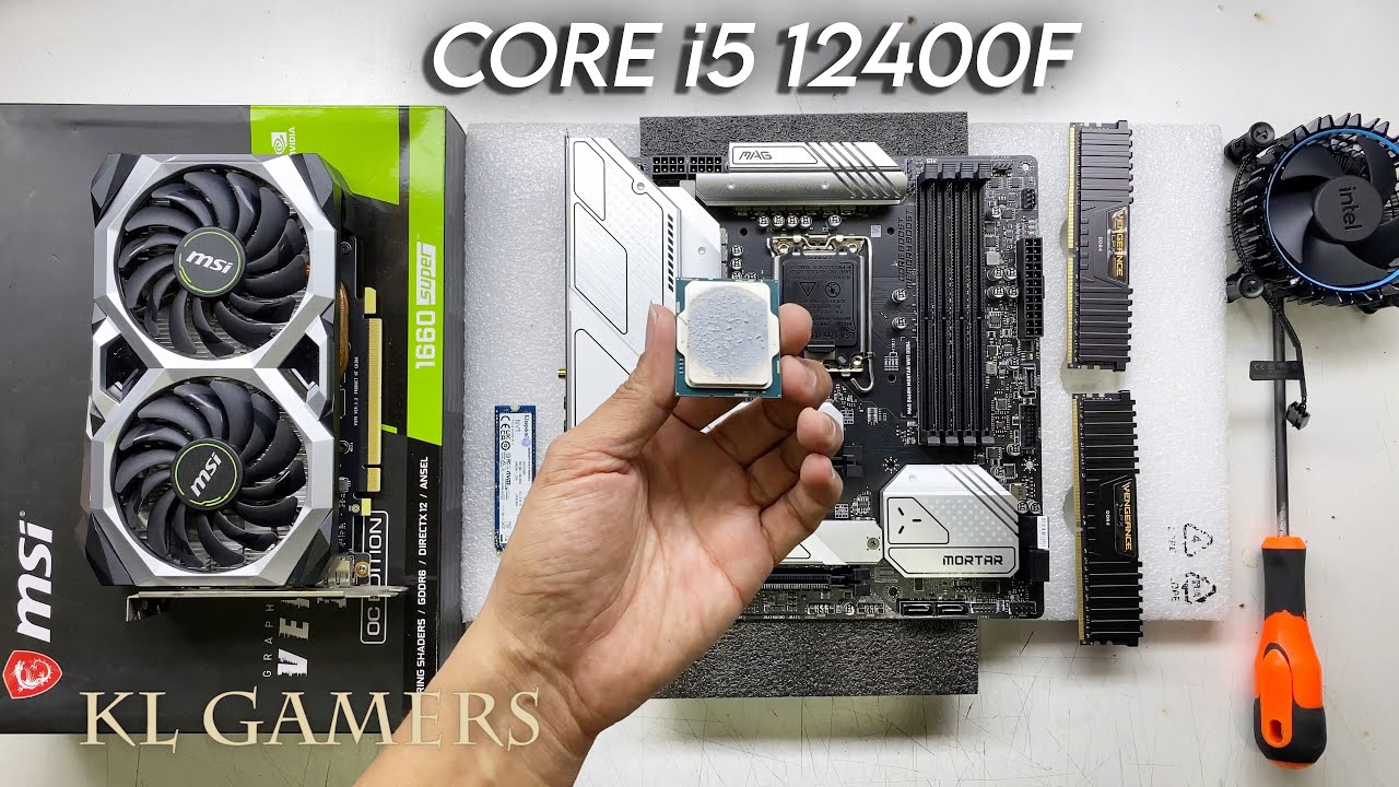 intel Core i5 12400F msi MAG B660M MORTAR WIFI DDR4 GeForce GTX1660Ti VENTUS XS OC Gaming PC Build