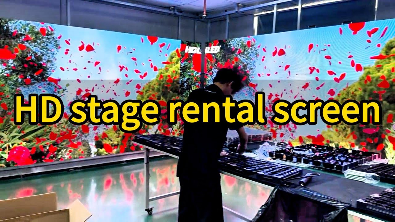 HD stage rental screen #ledwall #ledscreenfactory  #stagescreen #ledrentalscreen #sryled #ledlights