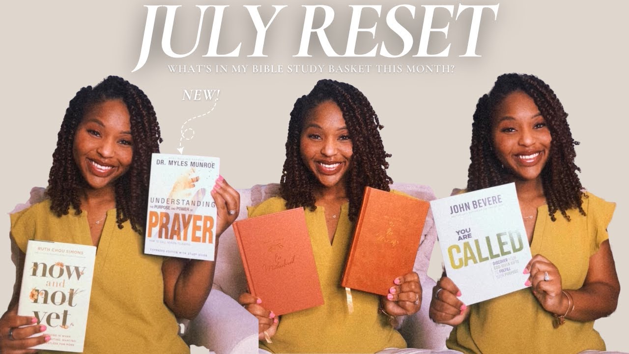 What's In My Bible Study Basket? | July Reset #2025 #biblestudy