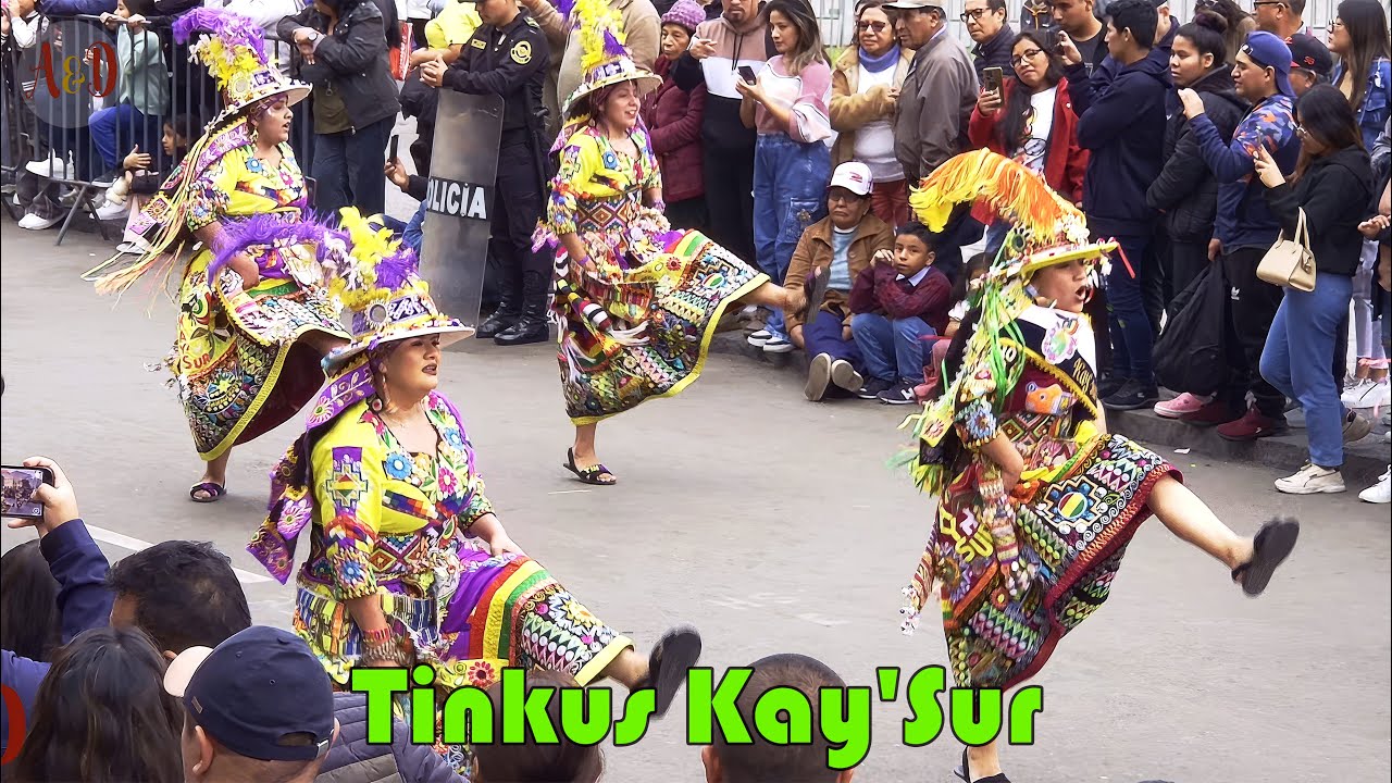 TINKUS KAY'SUR en homenaje a la Virgen de Copacabana - Centro Histórico de Lima