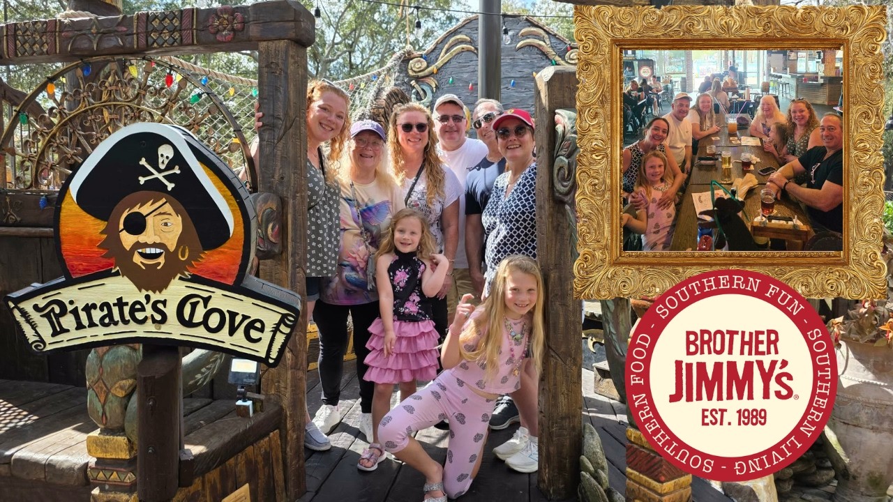 Day 4 Orlando Fun - Pirates Cove Mini Golf, Brother Jimmy’s BBQ & International Drive Day