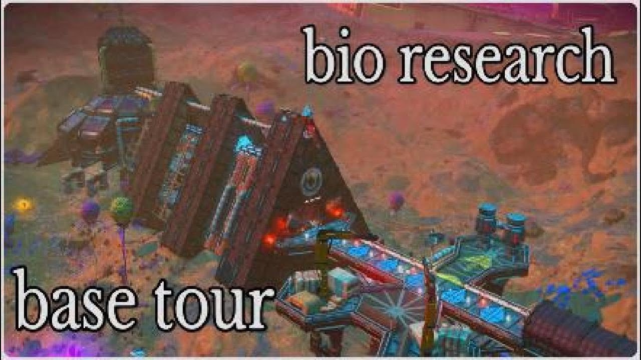 no man's sky base tour - bio research facility