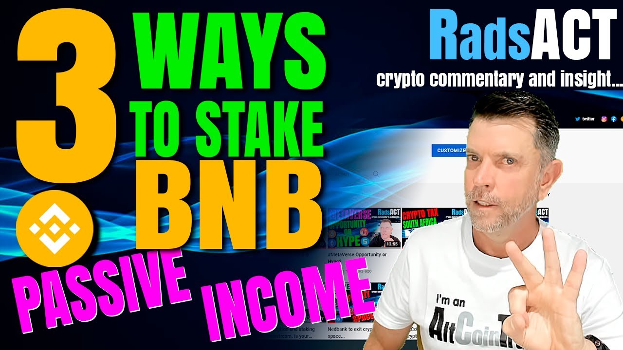 #PassiveIncome 3 ways to stake #BNB  #BinanceCoin #BNBCoin