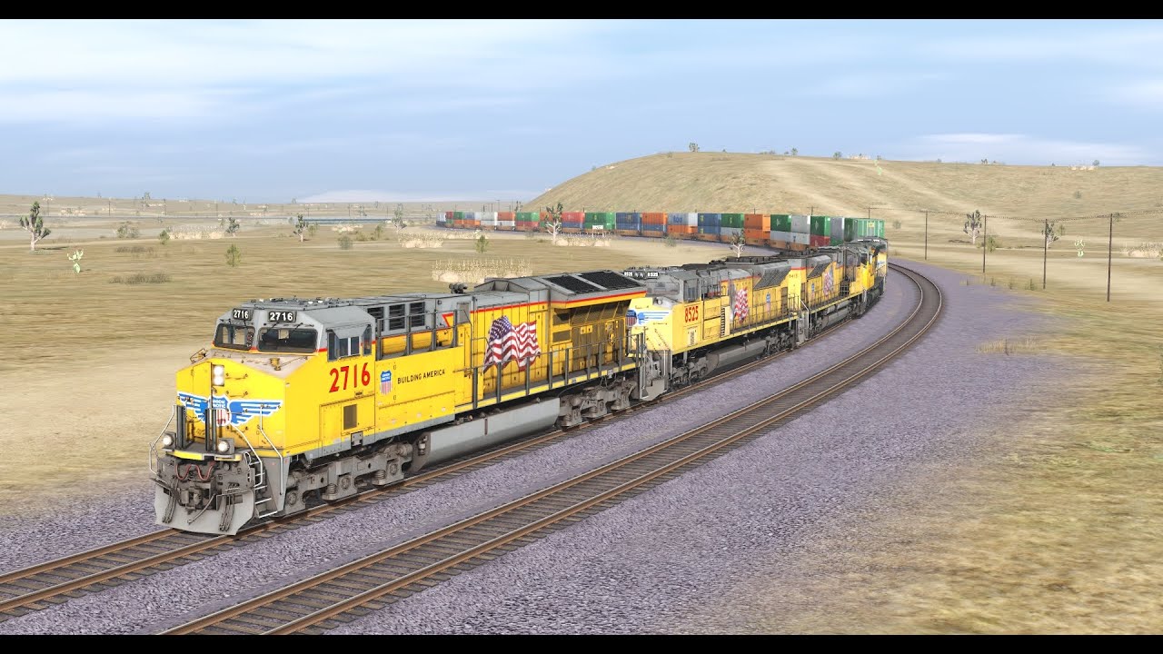 Trainz 2022 | UP 70MPH Z-Train In Mojave Sub