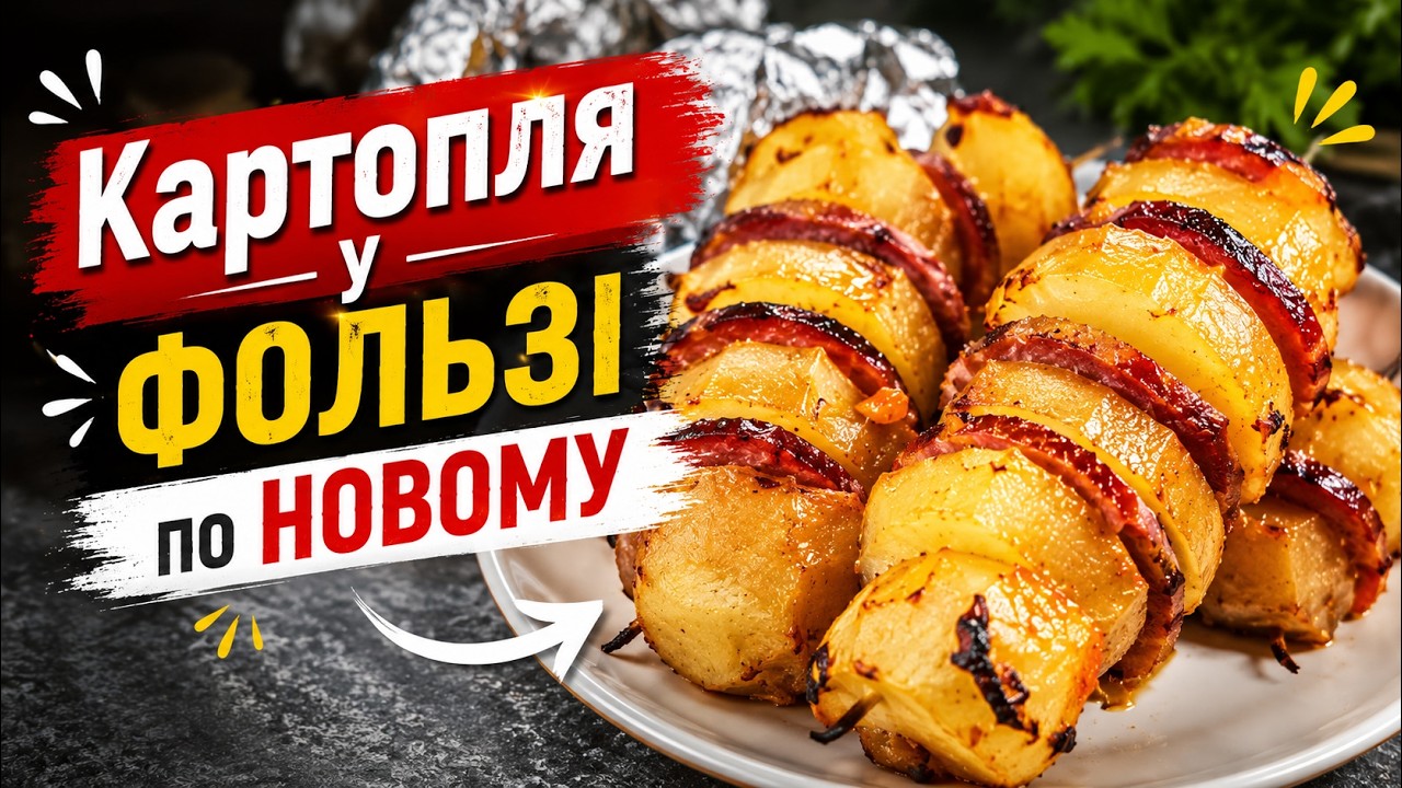 Бомбезно-смачнюча картопля у духовці запечена у фользі. Як зробити картоплю неймовірно соковитою.