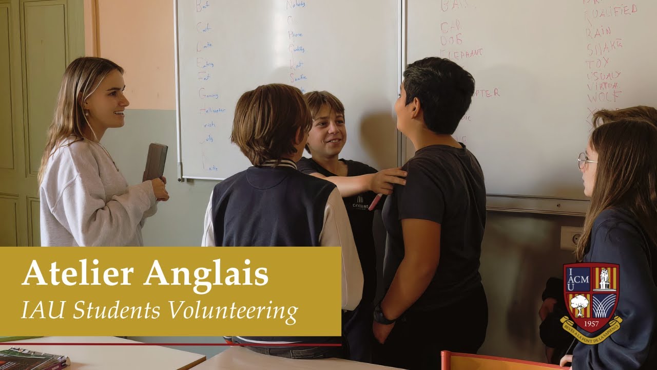 Atelier Anglais: Students Volunteering in Aix