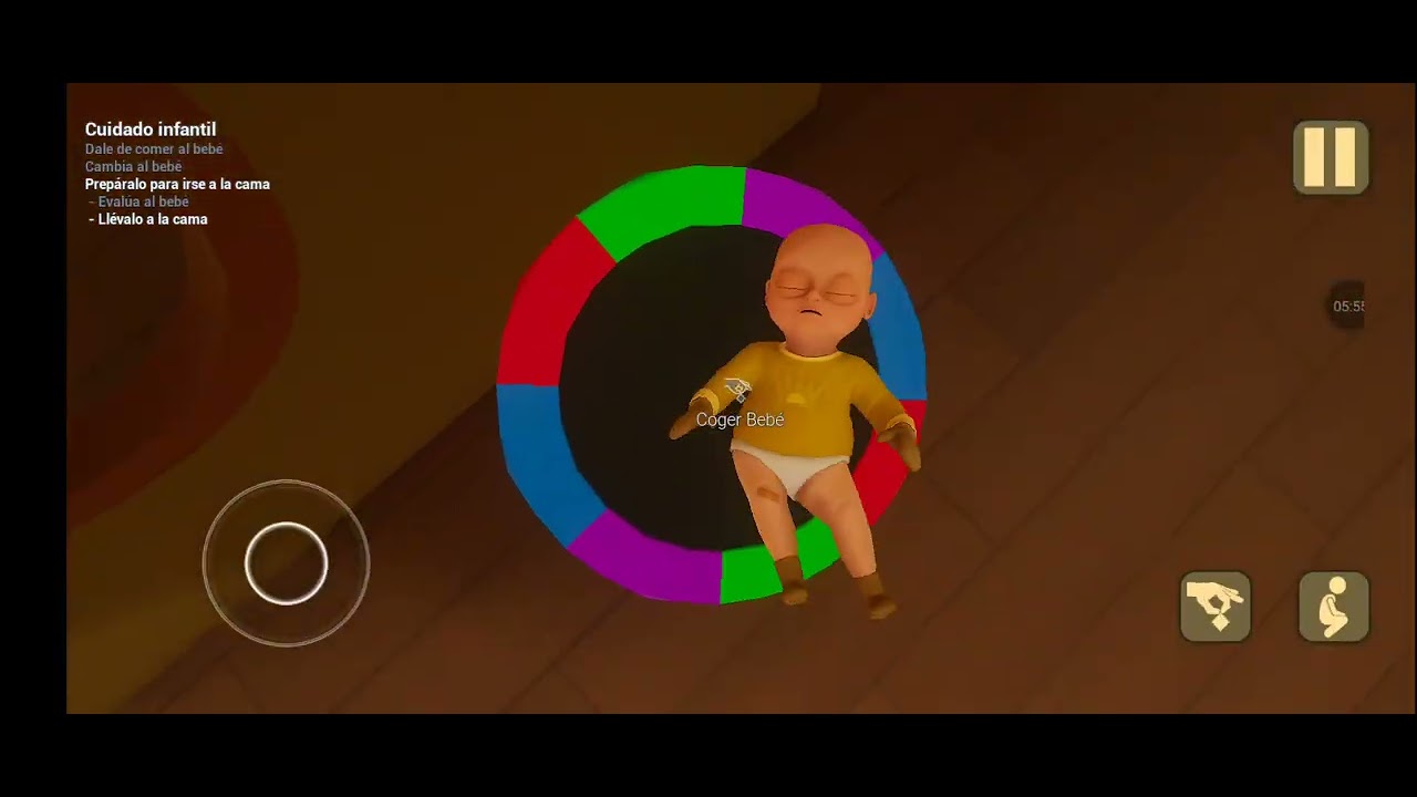 Jugando baby in yellow 