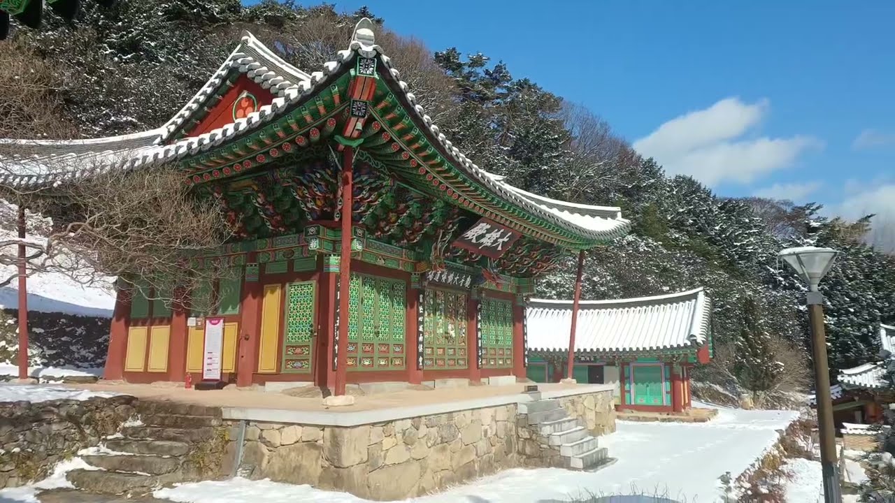 그 겨울 하얀 절집 나주 불회사