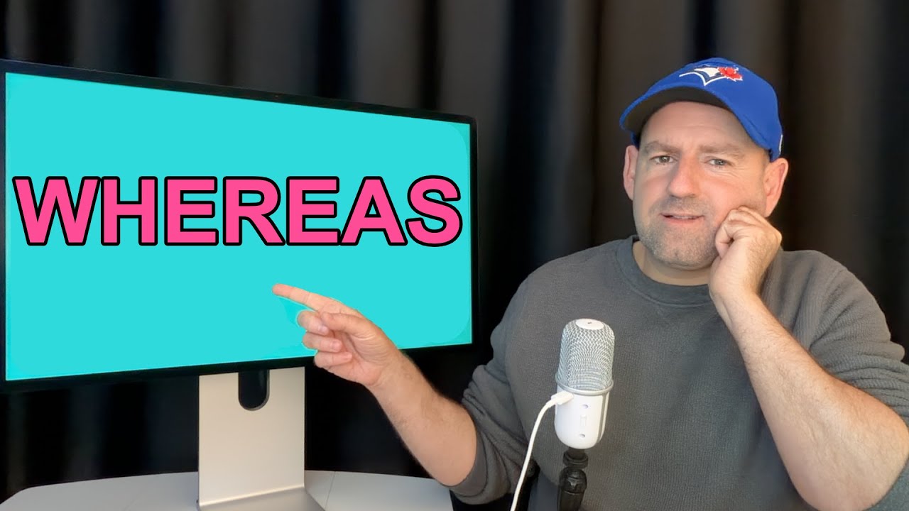 An Important Connecting Word in English | WHEREAS