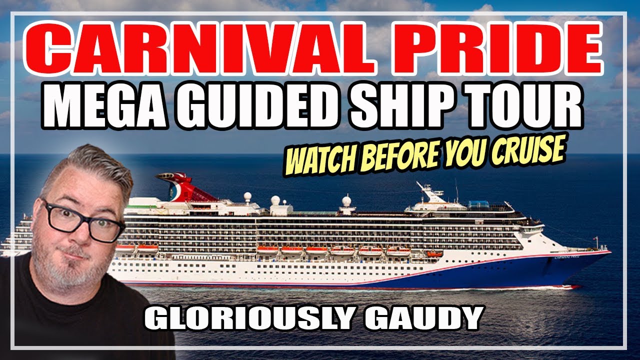 Carnival Pride Ship Tour | $375 Million Cruise Ship