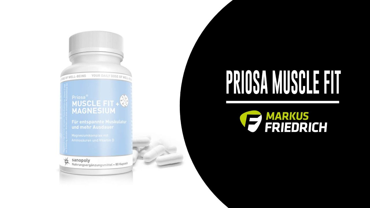 Bei Muskelschmerzen oder Wadenkr&auml;mpfen - Priosa Muscle Fit